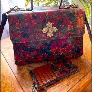 Patricia Nash handbag with matching wallet